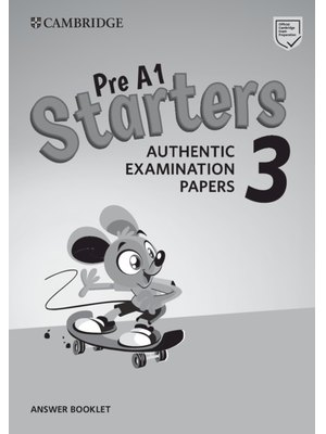 Pre A1 Starters 3, Answer Booklet for Revised Exam from 2018