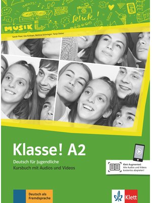 Klasse! A2, Kursbuch mit Audios und Videos online