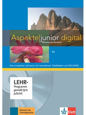 Aspekte junior B2, Lehrwerk digital mit interaktiven Tafelbildern