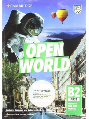 Open World First, Self Study Pack (SB w Answers w Online Practice and WB w Answers w Audio Download and Class Audio)