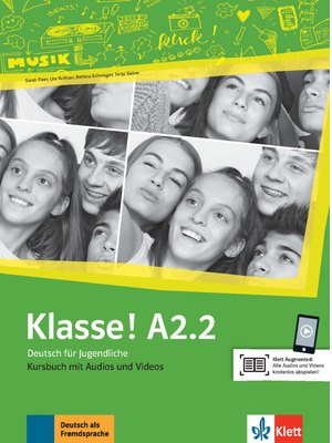 Klasse! A2.2, Kursbuch mit Audios und Videos