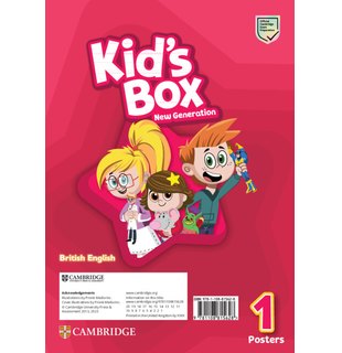 Kid's Box New Generation Level 1 Posters British English