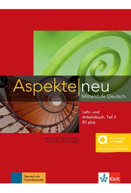 Aspekte neu B1 plus Teil 2 - Lehr- und Arbeitsbuch mit Audios Teil 2 inklusive Lizenzschlüssel allango (24 Monate) 191 Seiten - Hybride Ausgabe allango