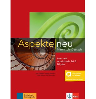 Aspekte neu B1 plus Teil 2 - Lehr- und Arbeitsbuch mit Audios Teil 2 inklusive Lizenzschlüssel allango (24 Monate) 191 Seiten - Hybride Ausgabe allango