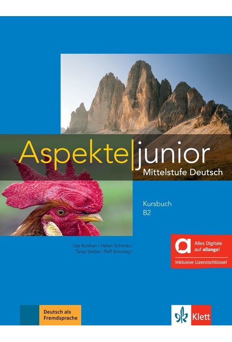 Aspekte junior B2 - Kursbuch mit Audios inklusive Lizenzschlüssel allango (24 Monate) - Hybride Ausgabe allango