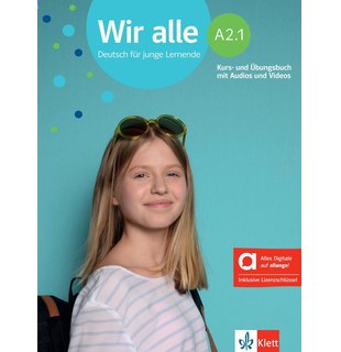 Wir alle A2.1 -Kurs- und Übungsbuch mit Audios und Videos inklusive Lizenzschlüssel allango (24 Monate)- Hybride Ausgabe allango