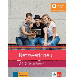 Netzwerk neu A1.2 Kurs- und Übungsbuch mit Audios und Videos inklusive Lizenzschlüssel allango (24 Monate)-Hybride Ausgabe allango