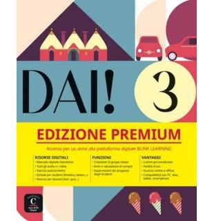 Dai! 3 - Dai! 3 edizione Premium Libro dello studente+esercizi A2